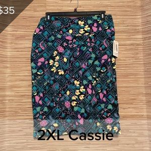 LuLaRoe Cassie skirt NWT